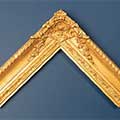  Handmade panelled frame | Style: Mondrian 4 inch metal leaf