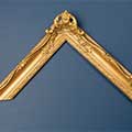  Handmade panelled frame |  Style: English 3 inch style swept frame 