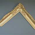  Handmade panelled frame |  Style: LAW 3 inch style swept frame 