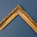  Handmade panelled frame |  Style: OPIE 3. inch style swept frame light antique