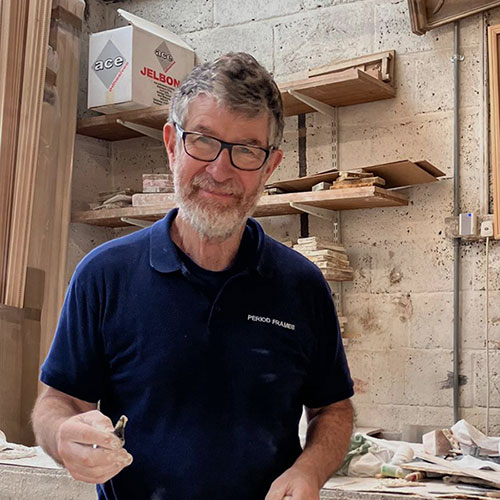 James Dickins of Period Frames London.